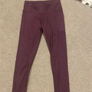 purple leggings